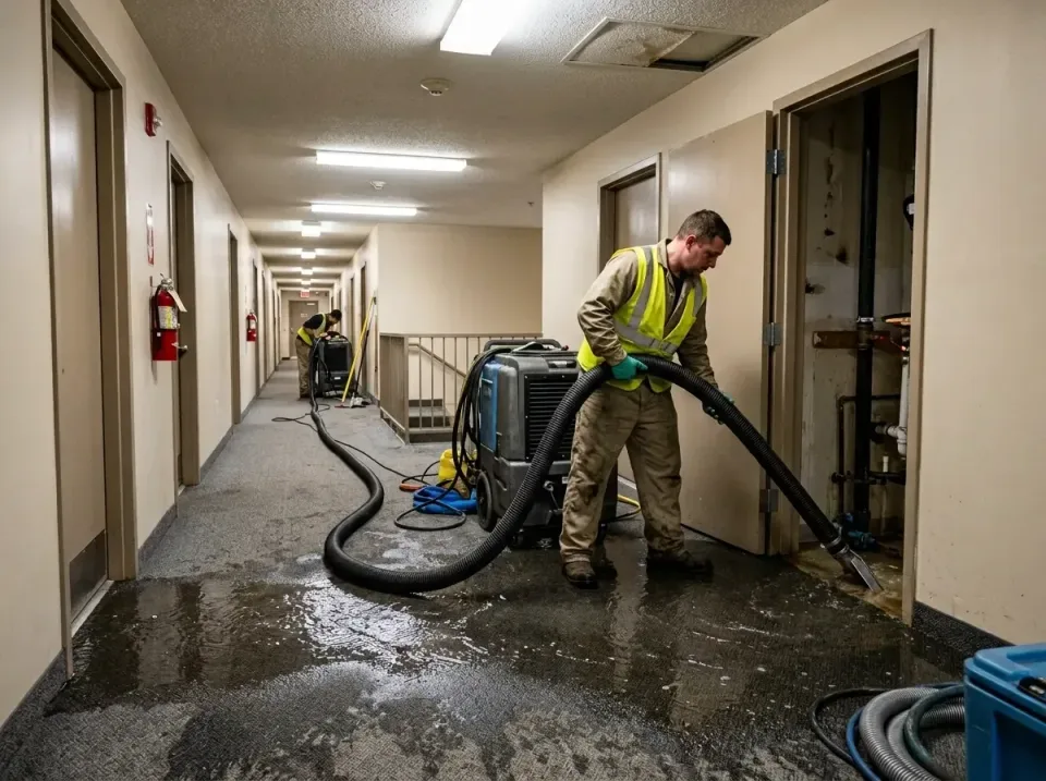 multi-unit-apartment-hallway-f-005 — frequently asked questions, Emergency Burst Pipe Water Extraction & Removal in Crooked…